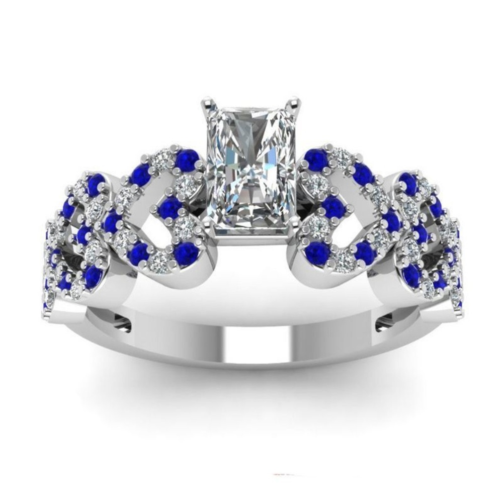 2.95ct White Sapphire 925 Silver